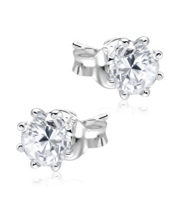 Gorgeous CZ Stone Silver Ear Stud STS-5279